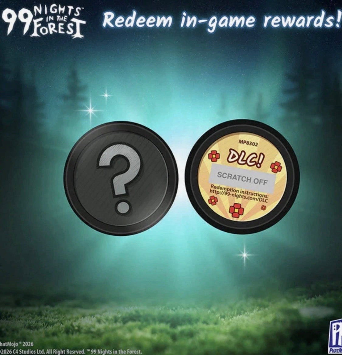 NEW! 99 Nights In The Forest 12.5” Deluxe Plush - Ram, WITH DLC CODE!