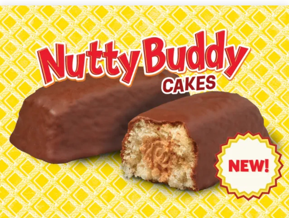 2 BOXES! NEW! Little Debbie Nutty Buddy Cakes, 10 Ct, FREE EXPEDITED SHIPPING!