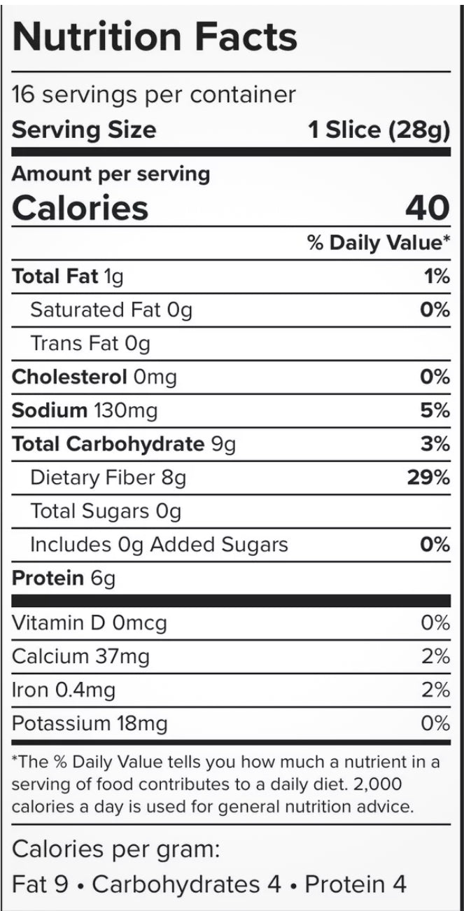 Lewis Bakery Cinnamon Keto Loaf Bread, 1 Lb