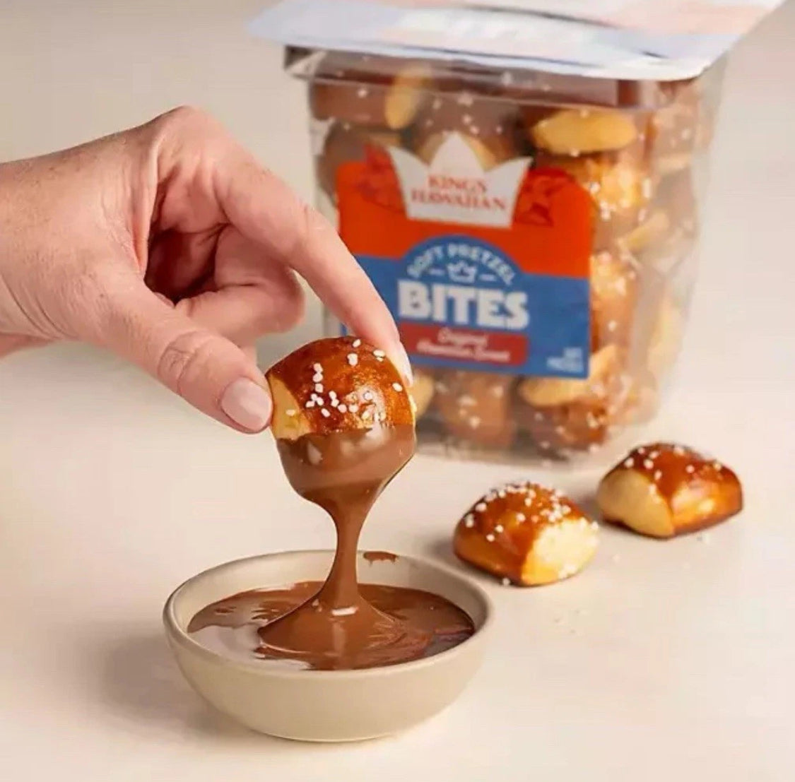 NEW! KING’S HAWAIIAN Original Sweet Soft Pretzel Bites, 10.2 oz