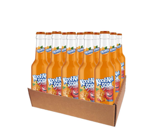 12 PACK! NEW! Kool-Aid Orange Soda, 12 oz Bottles, FREE EXPEDITED SHIPPING!