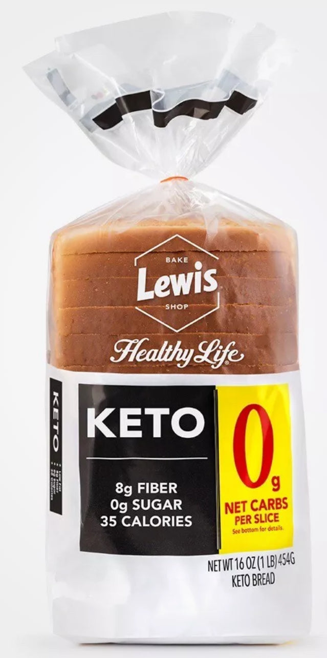 Lewis Bakery Healthy Life Keto Loaf Bread, 1 Lb.