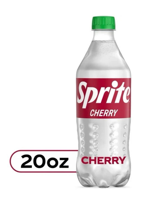 12 PACK! LIMITED STOCK! Sprite Cherry, 20 Oz Bottles, FREE EXPEDITED SHIPPING!