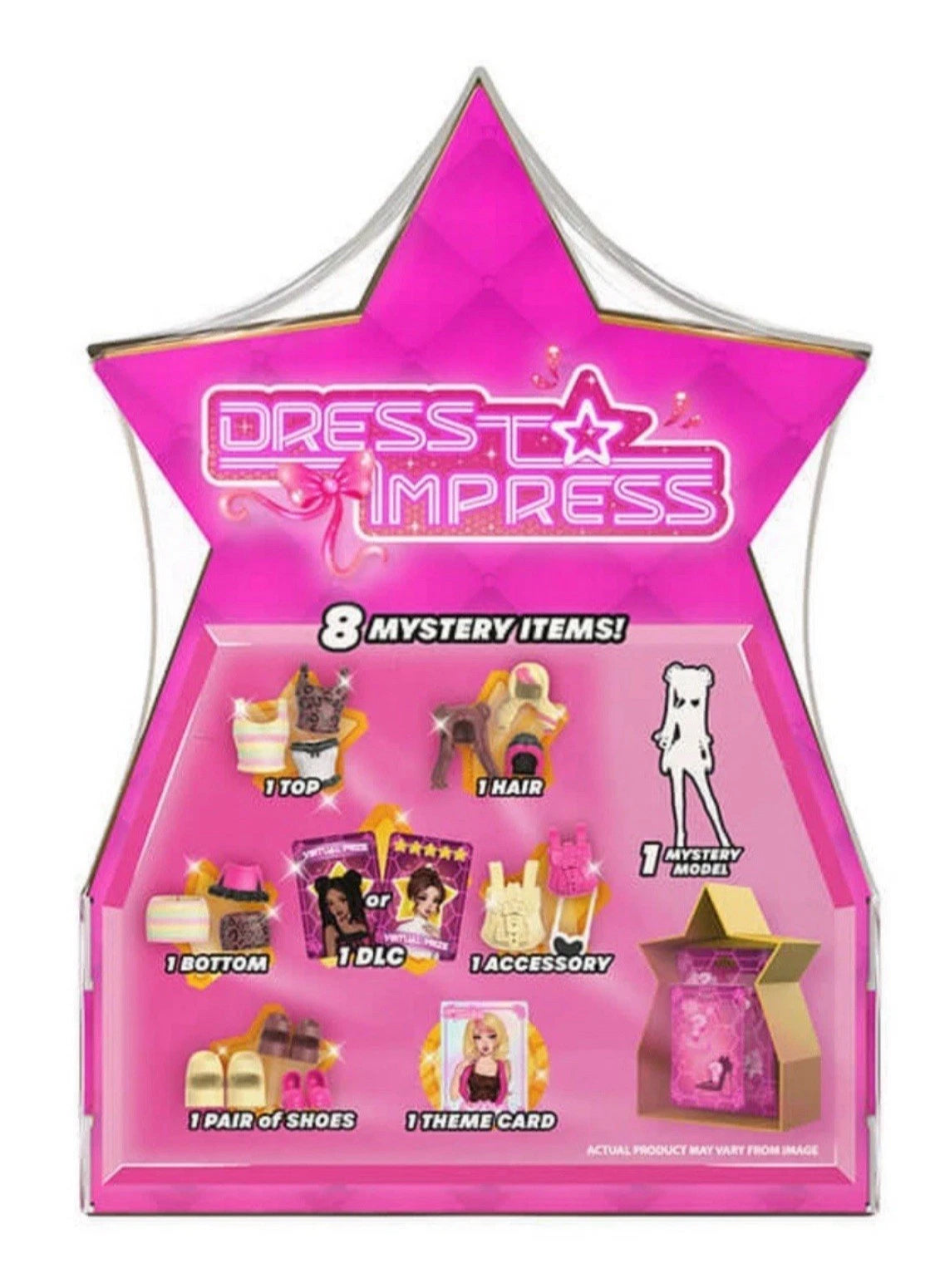 NEW! 2 PACK! LIMITED STOCK!! Dress To Impress Mystery Model Dolls, With DLC Code