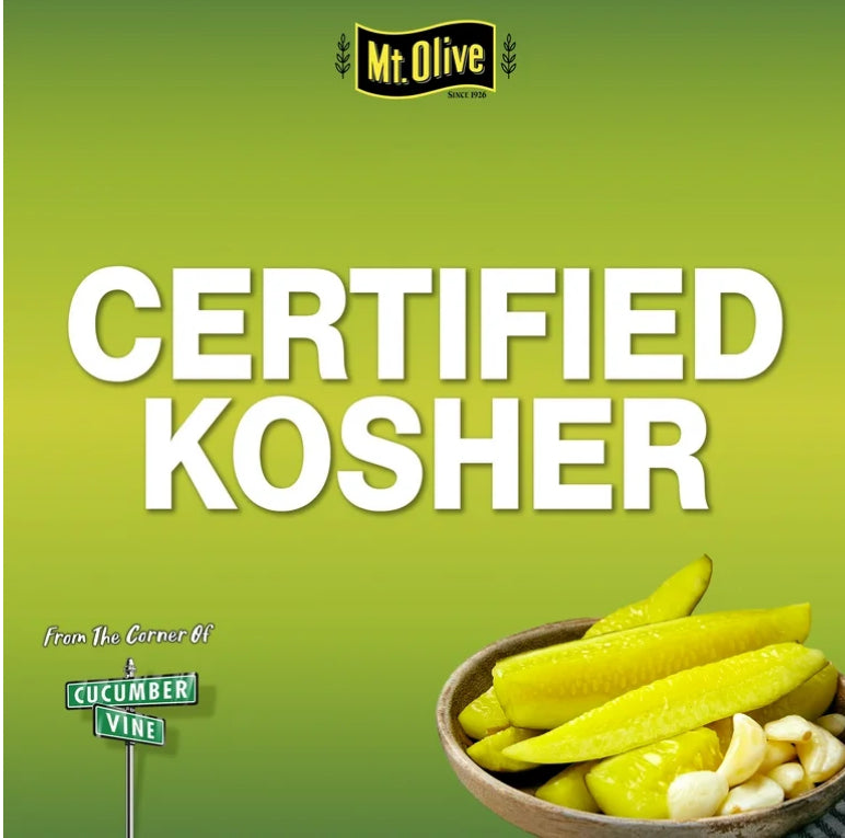 1 GALLON! Mt. Olive Kosher Dill Pickle Spears, FREE EXPEDITED SHIPPING!