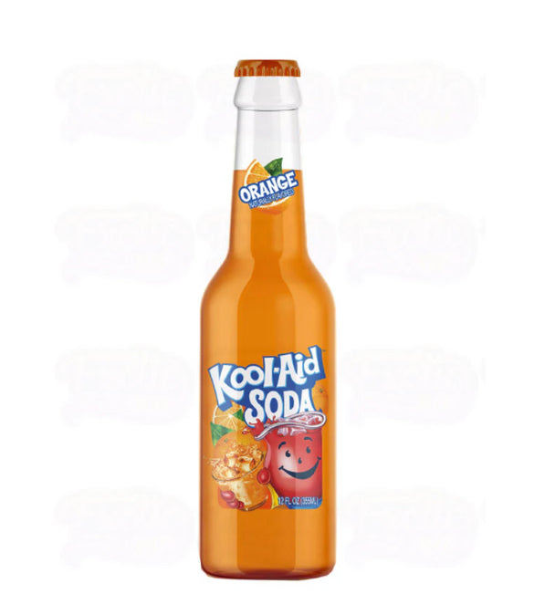 12 PACK! NEW! Kool-Aid Orange Soda, 12 oz Bottles, FREE EXPEDITED SHIPPING!
