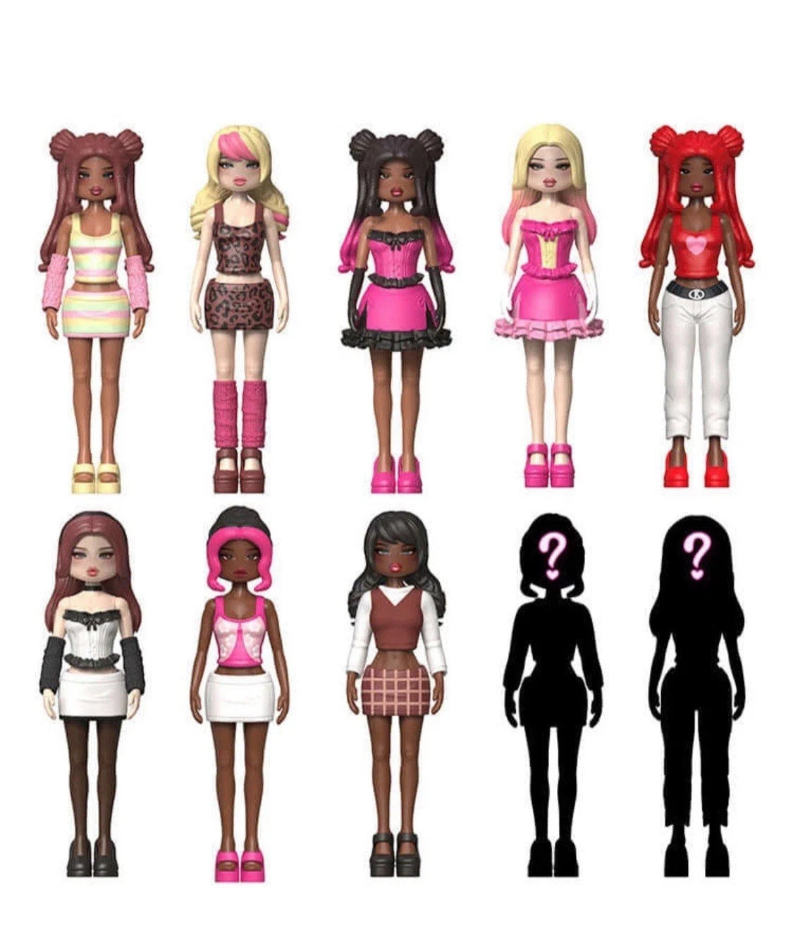 NEW! 2 PACK! LIMITED STOCK!! Dress To Impress Mystery Model Dolls, With DLC Code