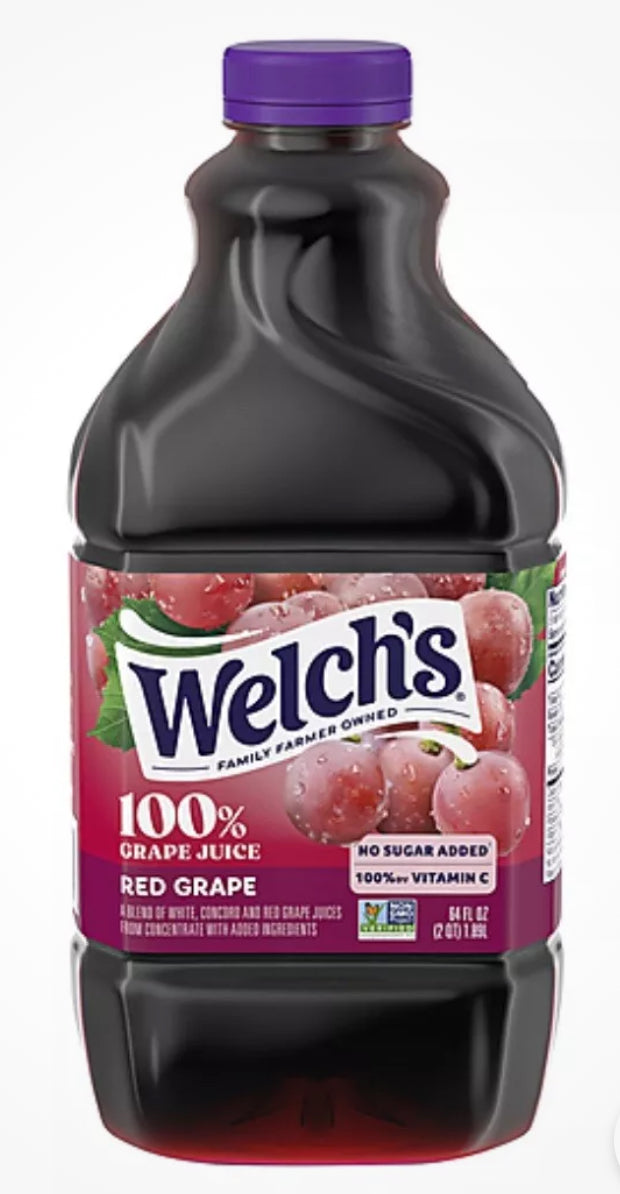 Welch’s 100% Red Grape Juice, 64 Oz, SAME DAY SHIPPING!