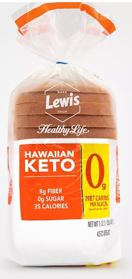 Lewis Bakery Hawaiian Keto Loaf Bread, 1 Lb.