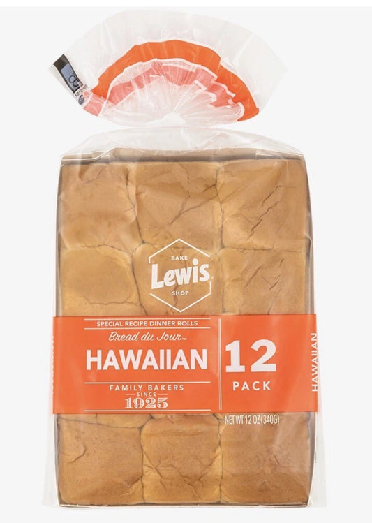 Lewis Bakery Hawaiian Dinner Rolls 12 Ct