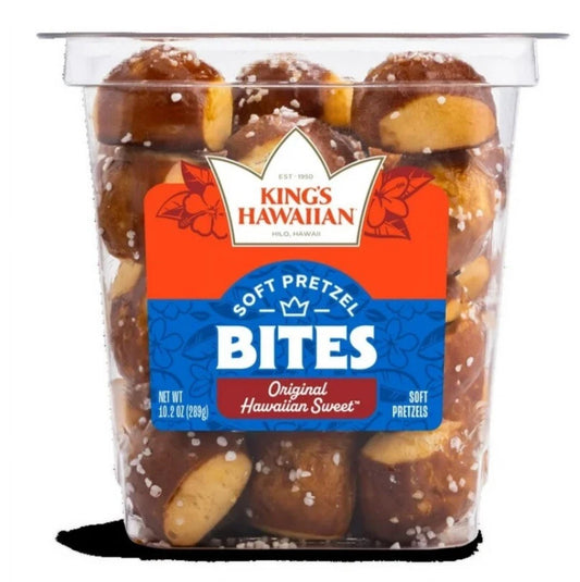 NEW! KING’S HAWAIIAN Original Sweet Soft Pretzel Bites, 10.2 oz
