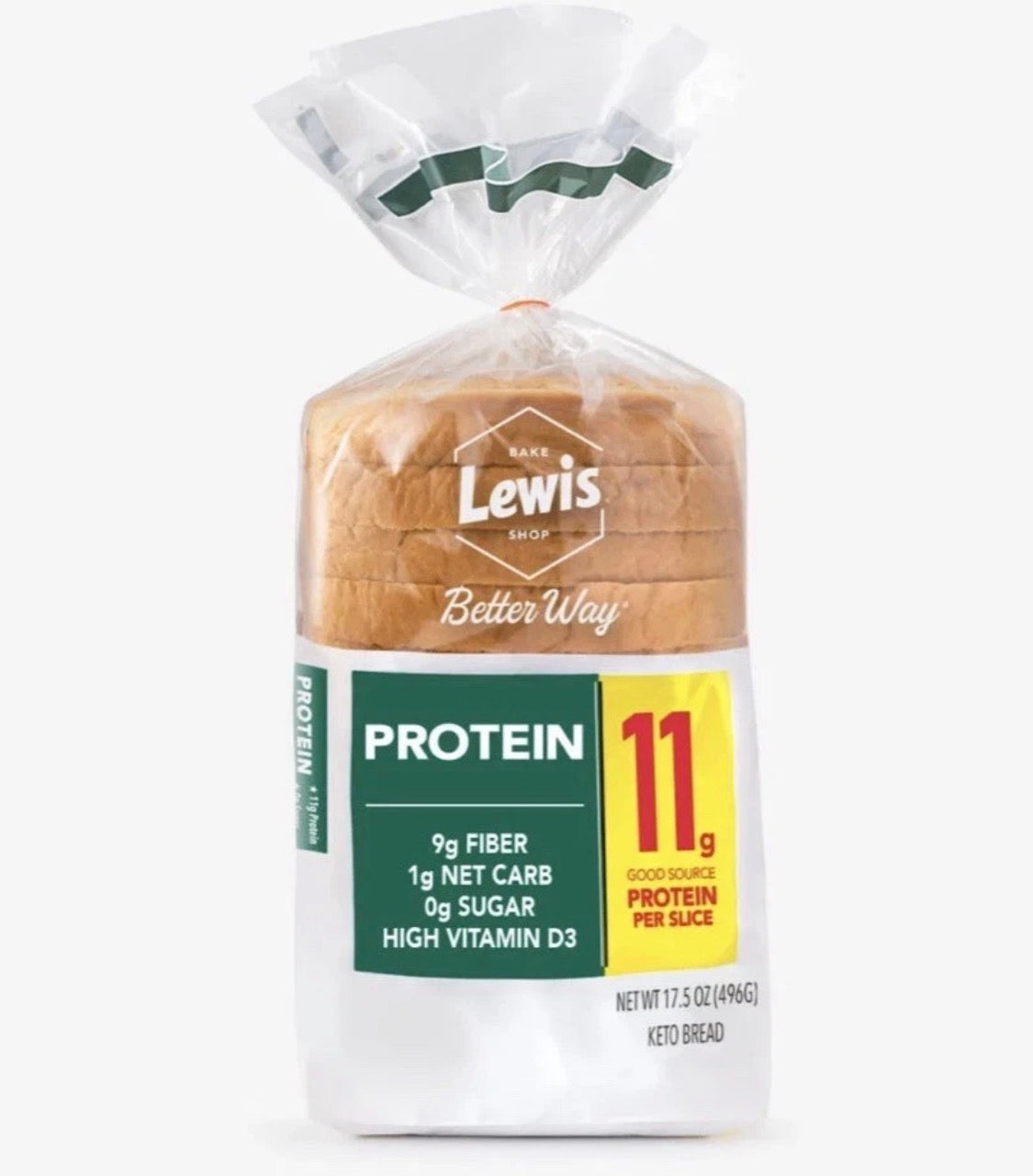 NEW! Lewis Bake Shop Better Way Protein Loaf Bread, 17.5 oz