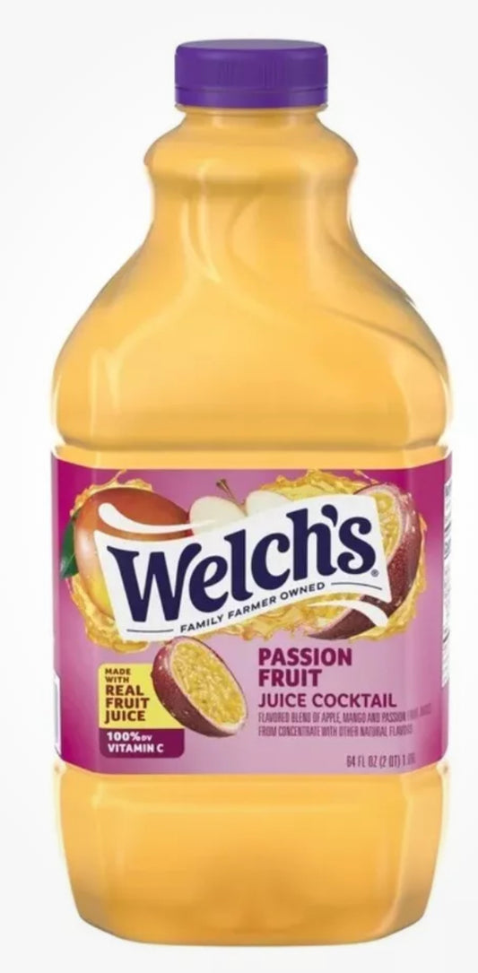 NEW! Welch’s Passion Fruit Juice Cocktail, 64 Oz, FREE EXPEDITED SHIPPING!