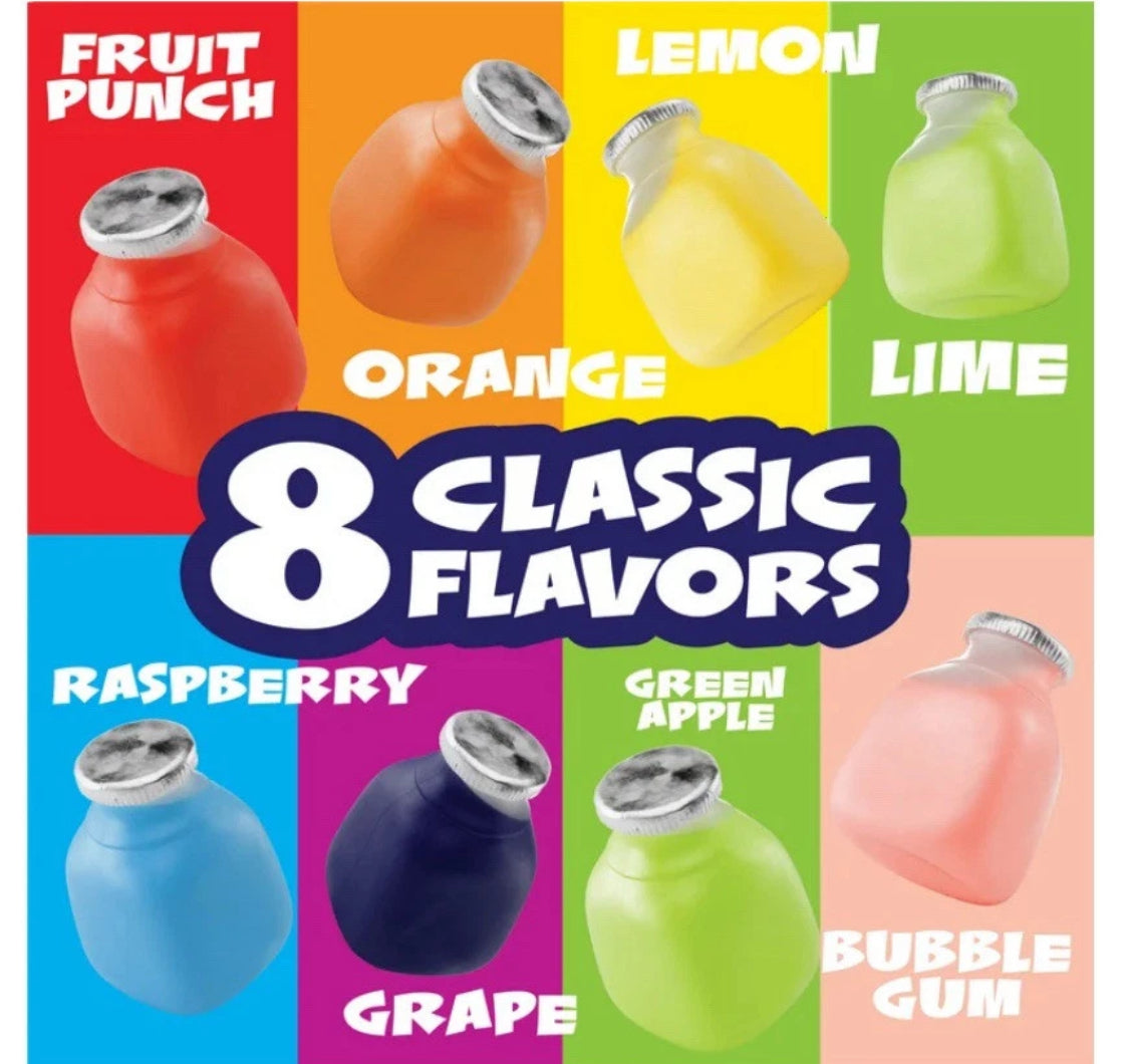 16 PACK! NEW! Funpops Variety Drinks, 6 oz, FREE EXPEDITED SHIPPING!