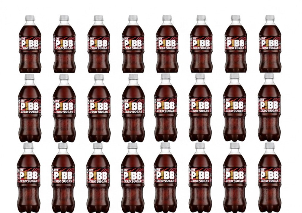 24 PACK! NEW! Mr. Pibb ZERO SUGAR Soda, 20 oz Bottles