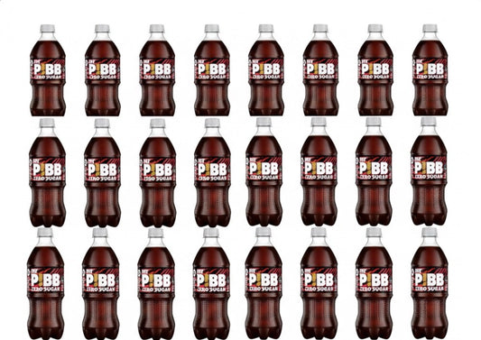 24 PACK! NEW! Mr. Pibb ZERO SUGAR Soda, 20 oz Bottles