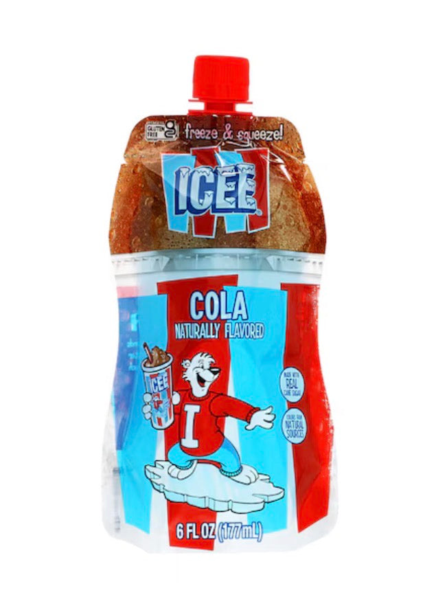 12 PACK! NEW! ICEE Cola Slush Pouch, 6 oz