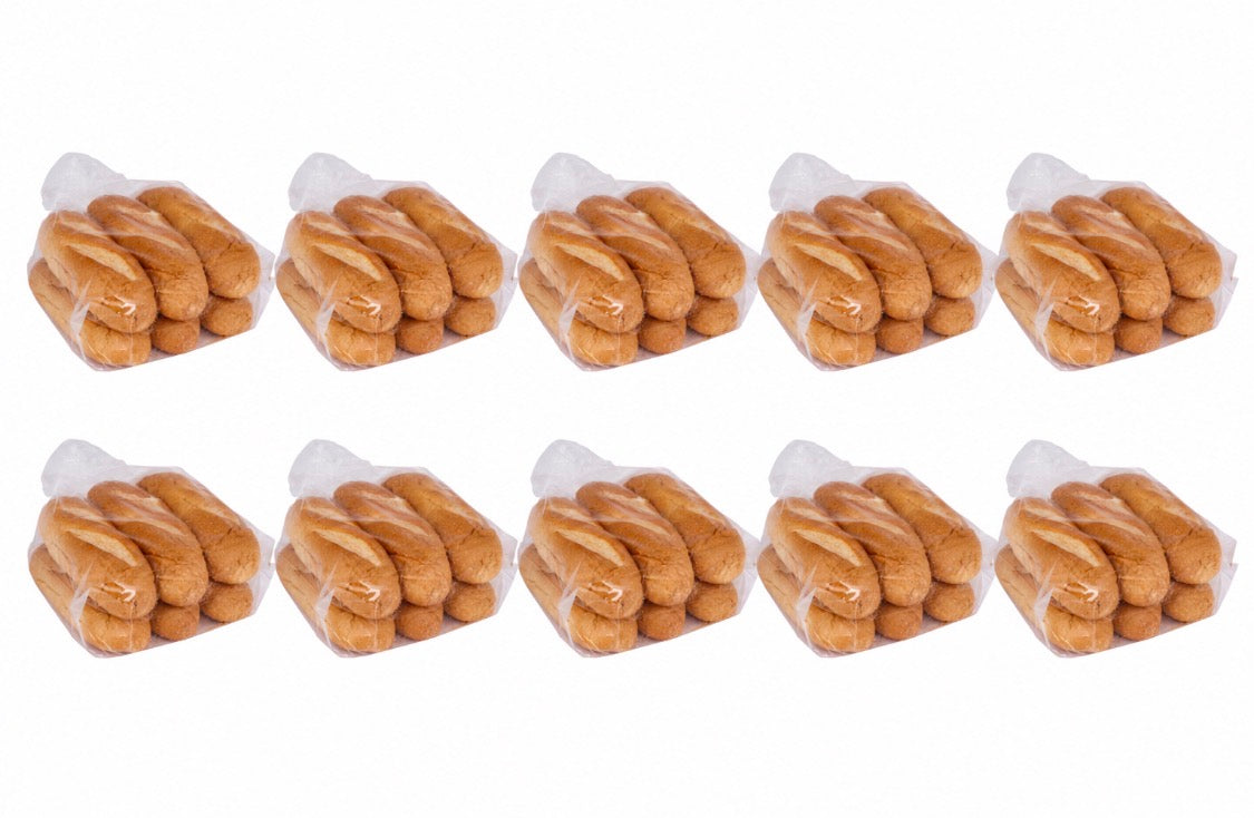 60 PACK! World Famous Amoroso’s 8 Inch Philly Bread Rolls, SHIPS FROZEN!