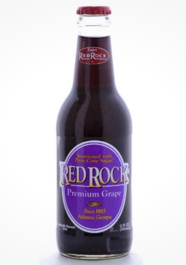 12 PACK! Red Rock Premium Cola, Sparkling Pink Grapefruit, Root Beer, Grape