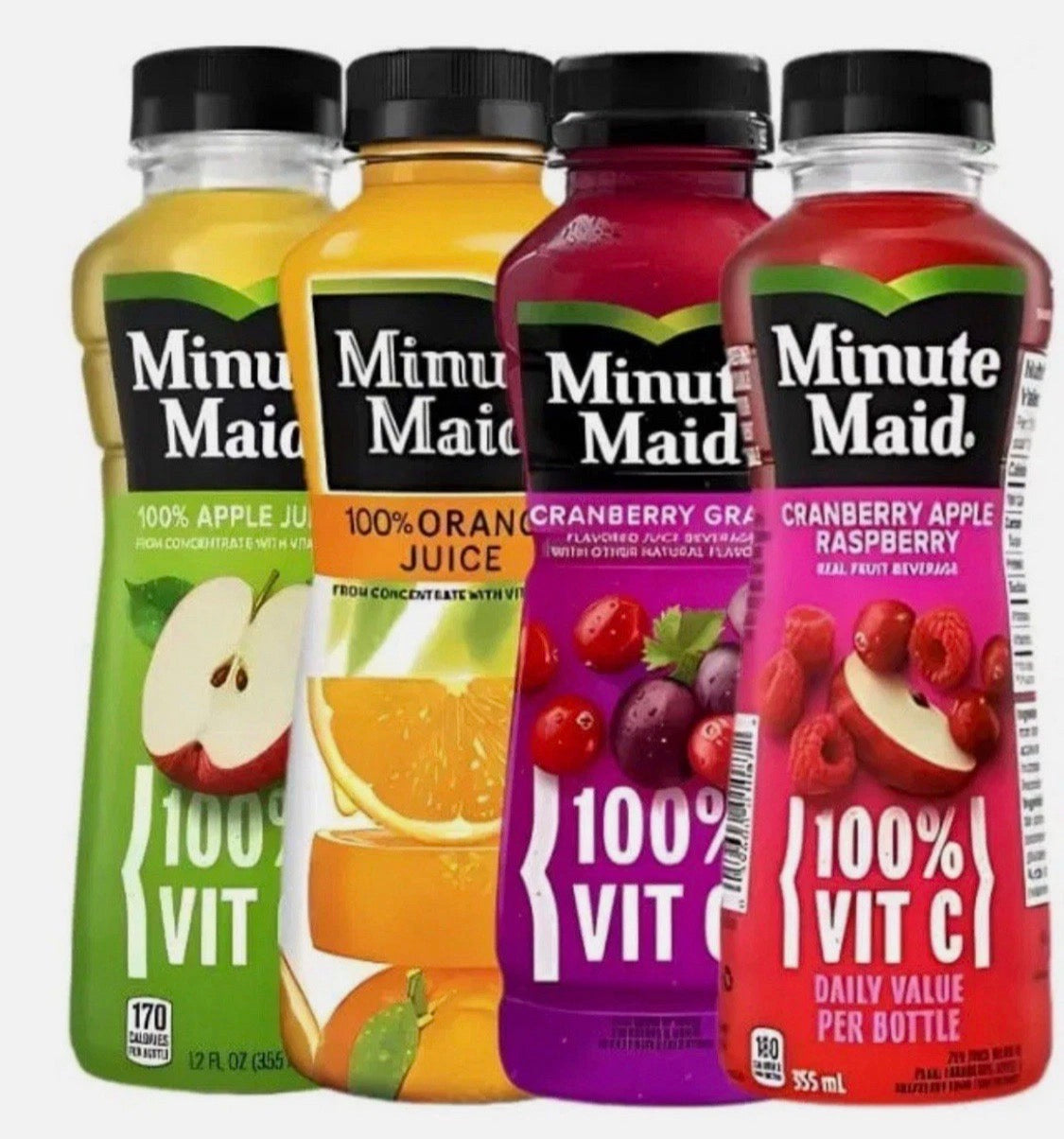 48 PACK! Minute Maid Variety Pack, 12 Oz Bottles