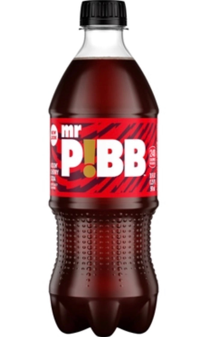 24 PACK! NEW! Mr. Pibb Soda, 20 oz Bottles