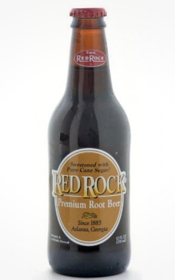 12 PACK! NEW! Red Rock Premium Root Beer, 12 oz Glass Bottles