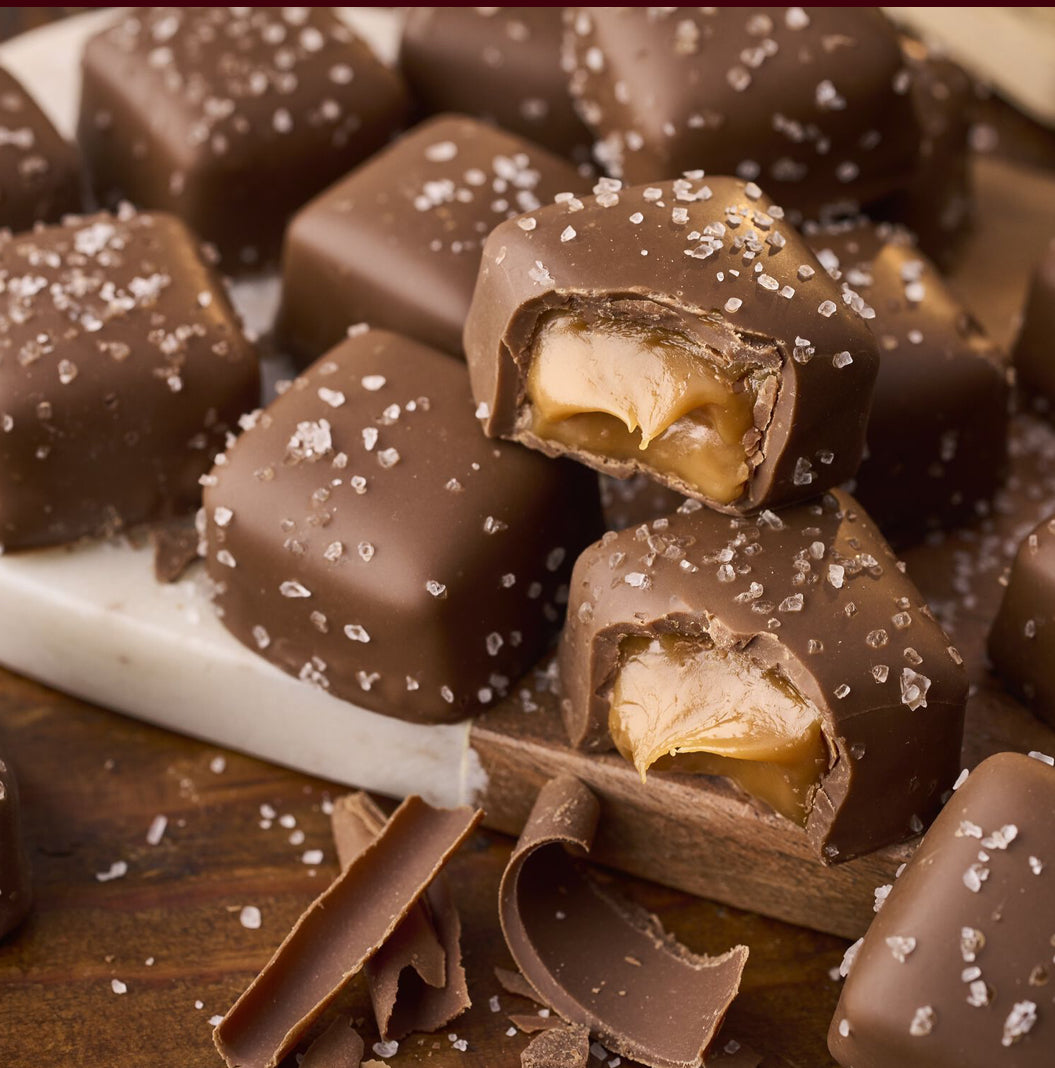 SHIPS COOL! HERSHEY’S Caramels Candy Gift Tin, 1 lb