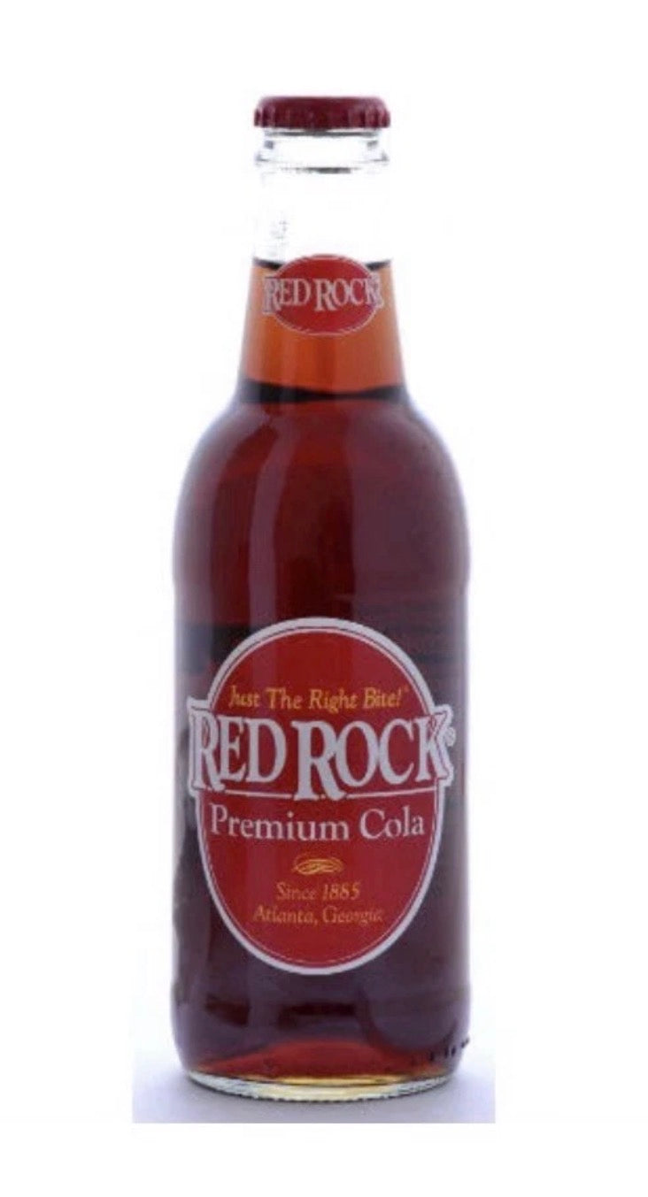 12 PACK! Red Rock Premium Cola, Made with Real Sugar, 12 oz Glass Bottles