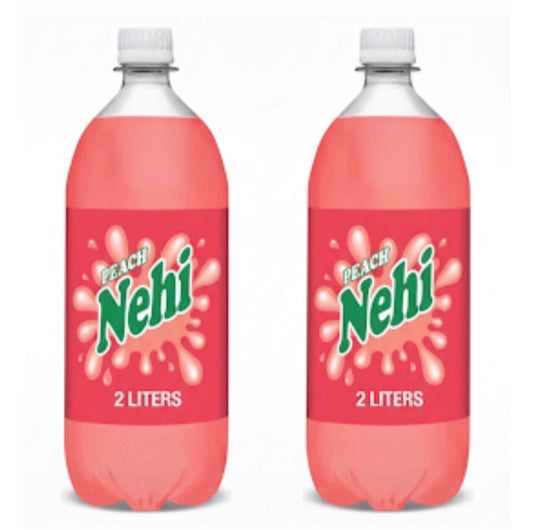 2 PACK! Nehi Peach Soda, 2 Liter, FREE SHIPPING!