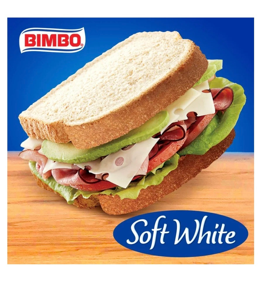 Bimbo Soft White Loaf Bread, 20 oz