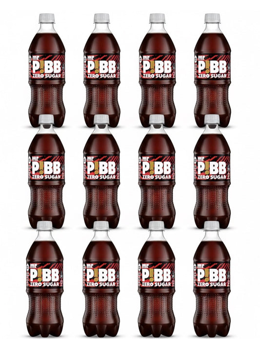 12 PACK! NEW! Mr. Pibb ZERO SUGAR Soda, 20 oz Bottles