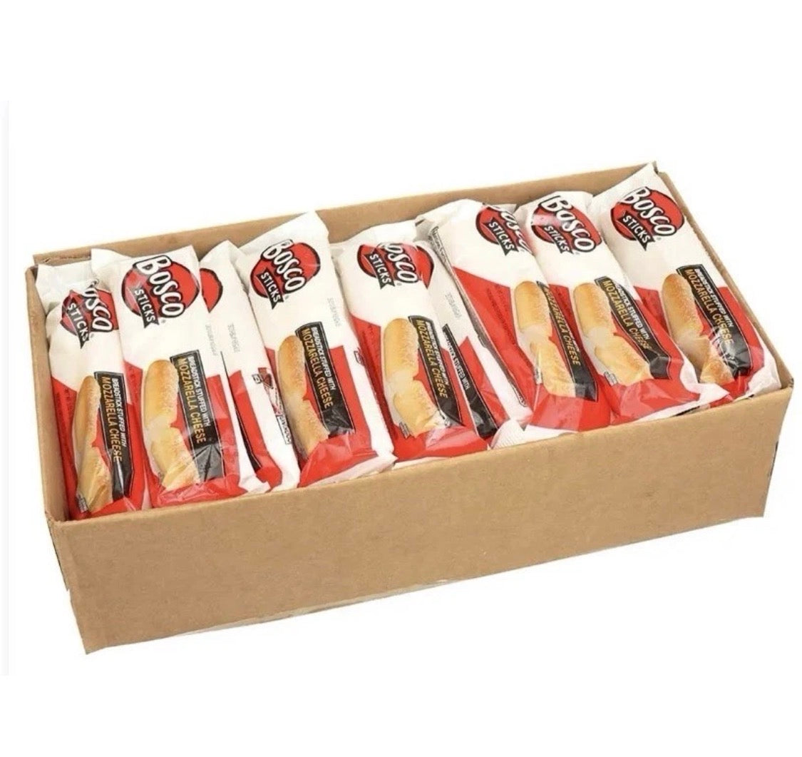 24 PACK! School Bosco Cheese Bread Sticks, SHIPS FROZEN!