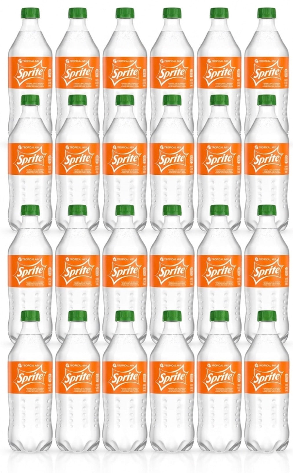 24 PACK! SPRITE TROPICAL MIX SODA, 20 OZ BOTTLES