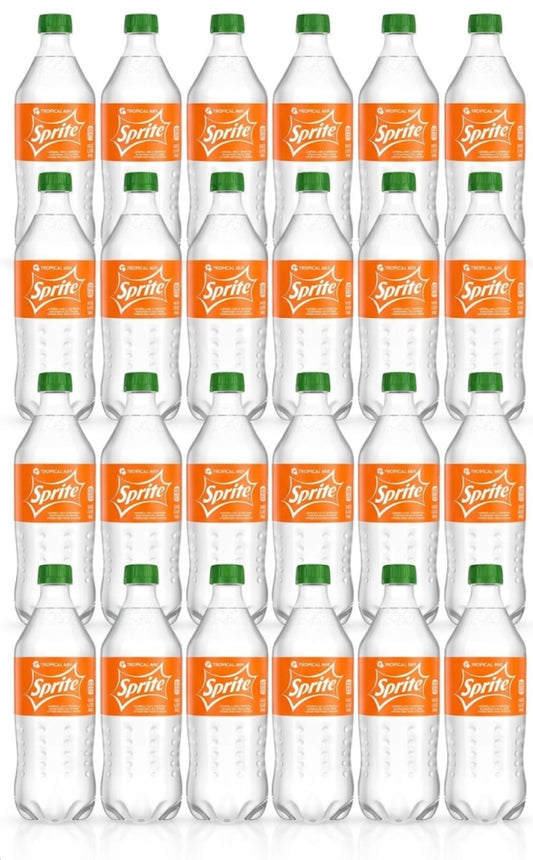 24 PACK! SPRITE TROPICAL MIX SODA, 20 OZ BOTTLES