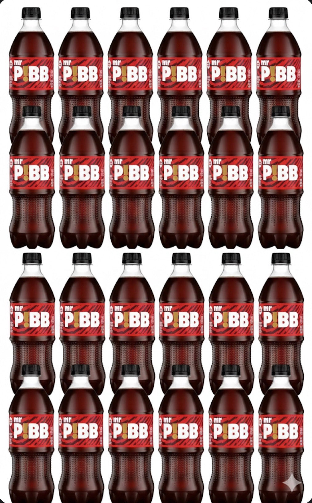 24 PACK! NEW! Mr. Pibb Soda, 20 oz Bottles