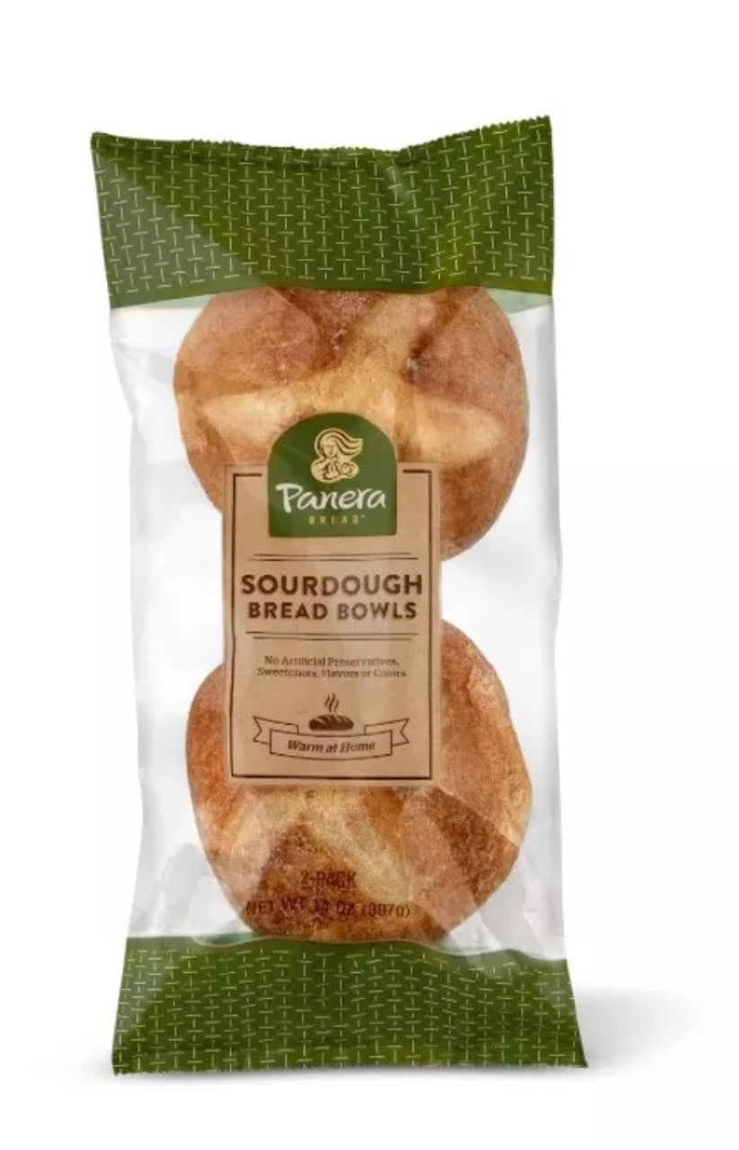 NEW! Panera Bread Sourdough Bread Bowls, 2 Ct, FREE EXPEDITED SHIPPING!