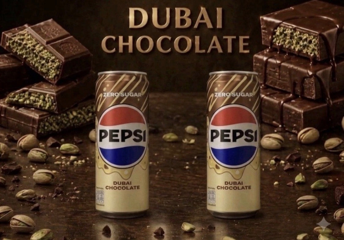 2 PACK! NEW! Pepsi Dubai Chocolate Soda, ZERO SUGAR, FROM THAILAND,LIMITED STOCK