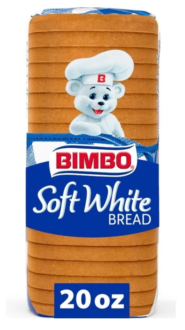 Bimbo Soft White Loaf Bread, 20 oz