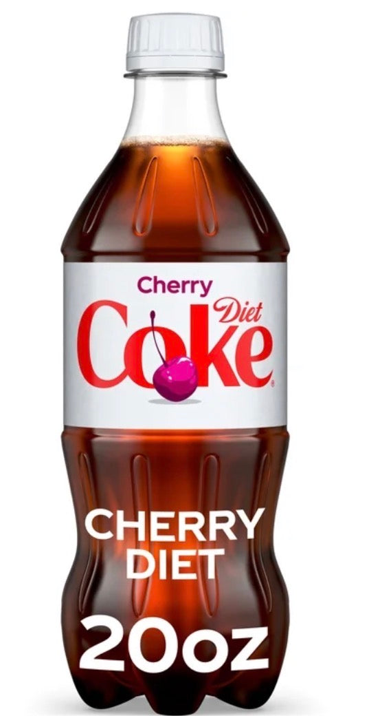 6 PACK! NEW! Diet Coke Cherry Soda, 20 oz Bottles