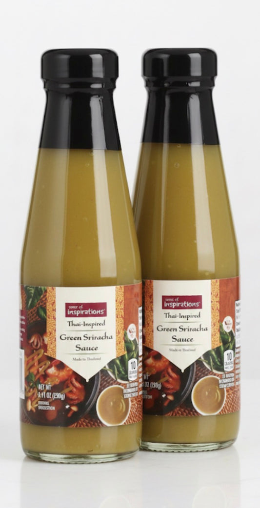 2 PACK! Taste of Inspirations Thai-Inspired Green Siracha Sauce, FREE SHIPPING!