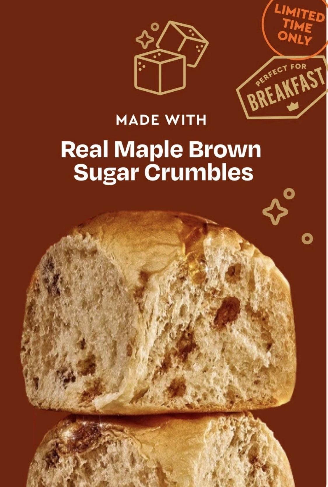 2 PACK! NEW! King’s Hawaiian Maple Brown Sugar Rolls, 12 ct.