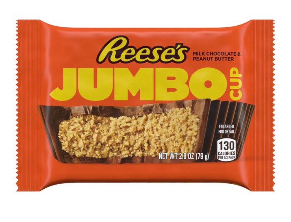24 PACK! NEW! 2026! REESE'S Jumbo Cup, 2.8 oz, SHIPS COOL!