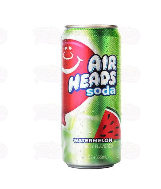 6 PACK! NEW! Airheads Watermelon Soda, 12 oz Cans, FREE SHIPPING!
